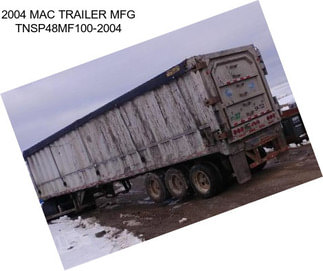 2004 MAC TRAILER MFG TNSP48MF100-2004