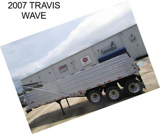 2007 TRAVIS WAVE