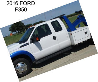 2016 FORD F350