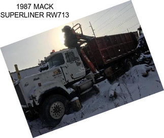 1987 MACK SUPERLINER RW713