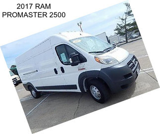 2017 RAM PROMASTER 2500