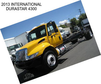 2013 INTERNATIONAL DURASTAR 4300