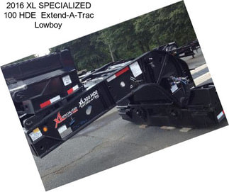 2016 XL SPECIALIZED 100 HDE  Extend-A-Trac Lowboy