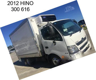 2012 HINO 300 616