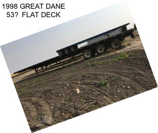 1998 GREAT DANE 53 FLAT DECK