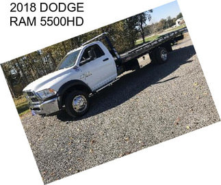 2018 DODGE RAM 5500HD