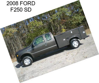 2008 FORD F250 SD