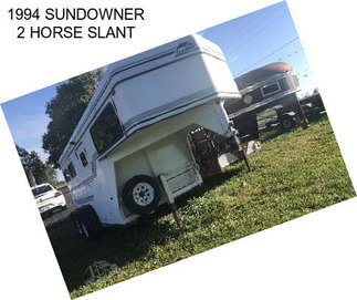 1994 SUNDOWNER 2 HORSE SLANT