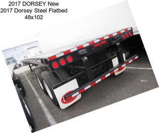 2017 DORSEY New 2017 Dorsey Steel Flatbed 48x102