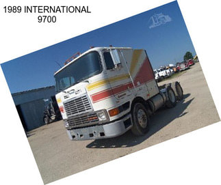 1989 INTERNATIONAL 9700