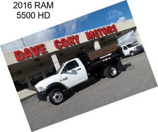 2016 RAM 5500 HD