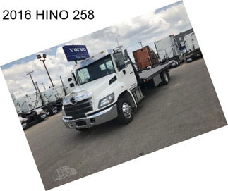 2016 HINO 258