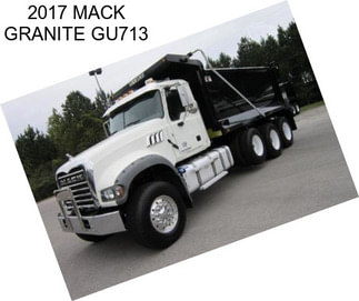 2017 MACK GRANITE GU713