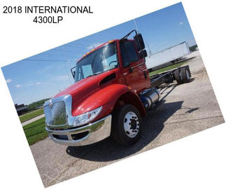 2018 INTERNATIONAL 4300LP