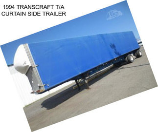 1994 TRANSCRAFT T/A CURTAIN SIDE TRAILER