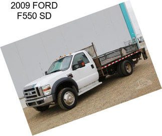 2009 FORD F550 SD