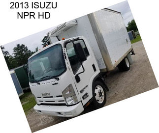 2013 ISUZU NPR HD