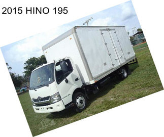 2015 HINO 195