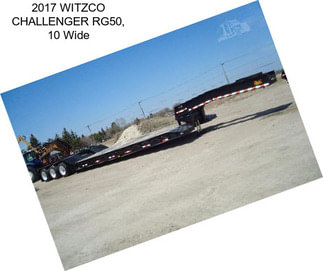 2017 WITZCO CHALLENGER RG50, 10 Wide