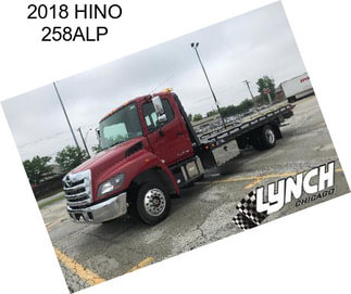 2018 HINO 258ALP