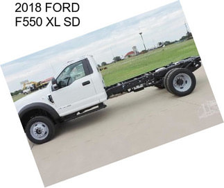 2018 FORD F550 XL SD