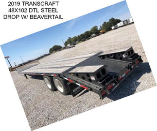 2019 TRANSCRAFT 48X102 DTL STEEL DROP W/ BEAVERTAIL