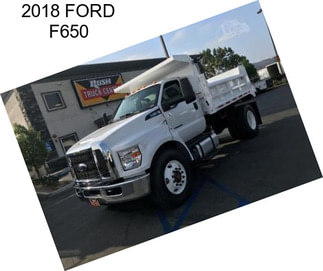 2018 FORD F650