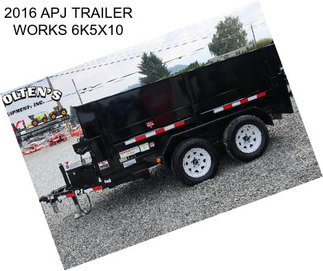 2016 APJ TRAILER WORKS 6K5X10