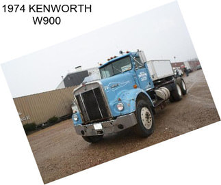 1974 KENWORTH W900