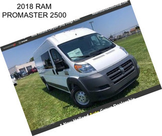 2018 RAM PROMASTER 2500