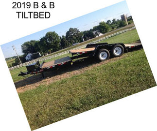 2019 B & B TILTBED