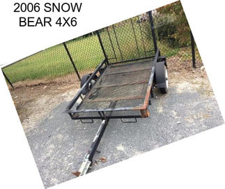 2006 SNOW BEAR 4X6