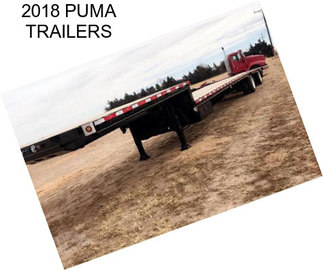 2018 PUMA TRAILERS