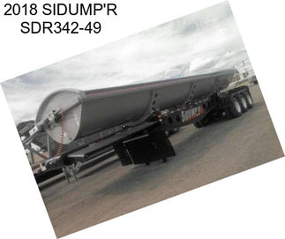 2018 SIDUMP\'R SDR342-49