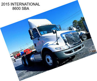 2015 INTERNATIONAL 8600 SBA