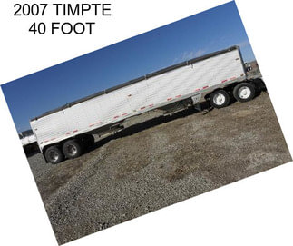 2007 TIMPTE 40 FOOT