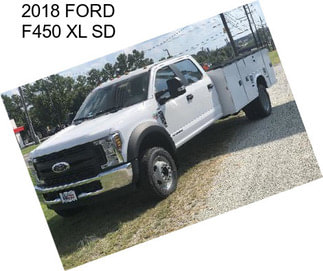 2018 FORD F450 XL SD