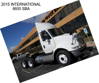 2015 INTERNATIONAL 8600 SBA