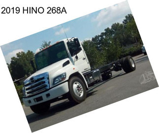 2019 HINO 268A