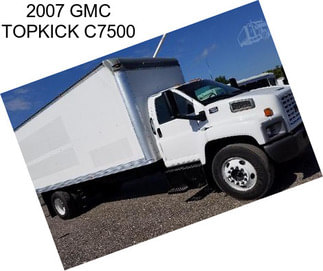 2007 GMC TOPKICK C7500