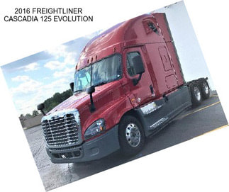 2016 FREIGHTLINER CASCADIA 125 EVOLUTION