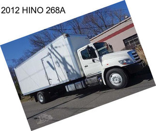 2012 HINO 268A