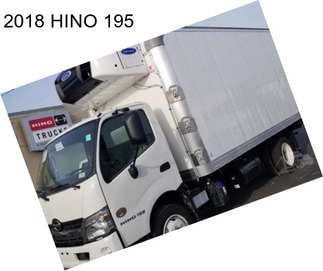 2018 HINO 195