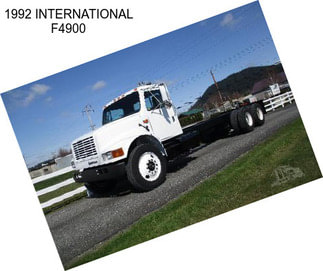 1992 INTERNATIONAL F4900