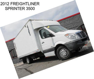 2012 FREIGHTLINER SPRINTER 3500