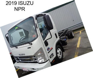 2019 ISUZU NPR