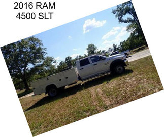 2016 RAM 4500 SLT