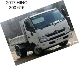 2017 HINO 300 616