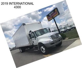 2019 INTERNATIONAL 4300