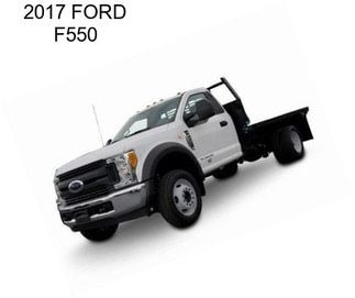 2017 FORD F550